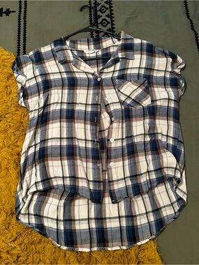 eesome Plaid Shirt in Blue & Brown
